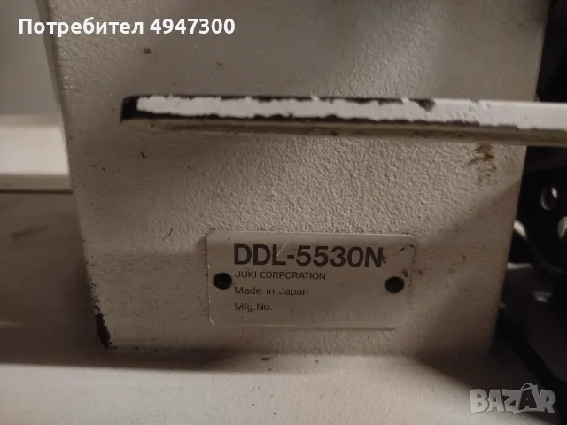 Продавам шевна машина Juki DDL-5530N, снимка 3 - Други машини и части - 56043001