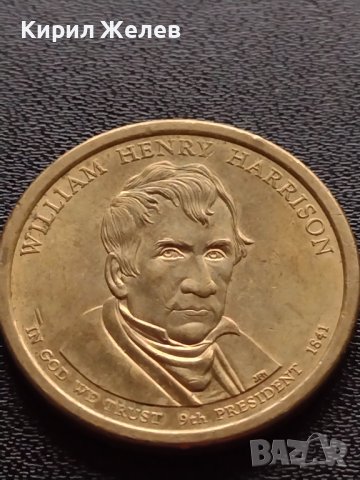 Възпоменателна монета 1 долар WILLIAM HENRY HARRISON 9 президент на САЩ 1841г. за КОЛЕКЦИЯ 38043