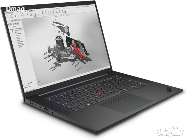 16" ThinkPad P1 /i9-11950H/64GB/SSD/RTX 3080/Win11Pro, снимка 2 - Лаптопи за работа - 44213176