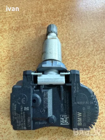 4 бр. оргинални датчика за налягане TPMS в гумите на BMW/MINI 6881891/707355-10, снимка 5 - Аксесоари и консумативи - 49523453