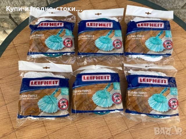 Резервен моп - Leifheit Clean Twist Disc Mop Micro Duo