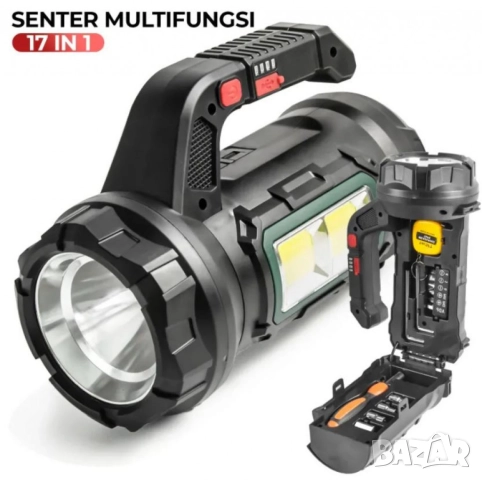 Фенер - прожектор с инструменти. Надежден партньор във всяка ситуация, снимка 4 - Други - 52137309