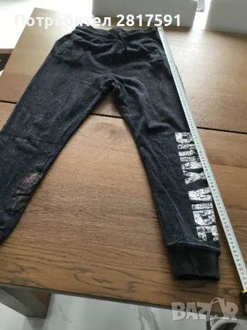 Детски анцуг долница, Zara, черен, размер 158, снимка 1