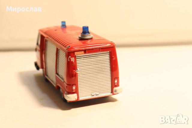 1:50 DEL PRADO PEUGEOT КАМИОН ПОЖАРНА КОЛИЧКА МОДЕЛ, снимка 5 - Колекции - 53691620