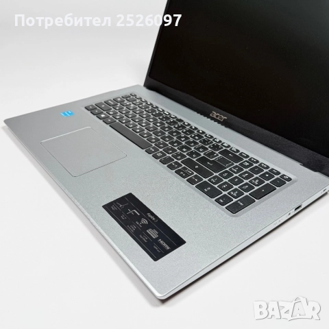Acer Aspire 3 / 17,3” FHD IPS/N6000 4x3,30GHz/8GB RAM/256GB NVMe, снимка 5 - Лаптопи за работа - 51918992