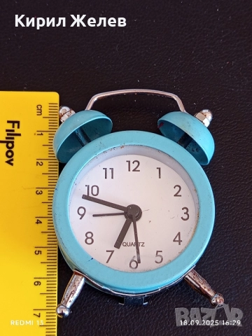 Красив малък будилник кварц за КОЛЕКЦИЯ ДЕКОРАЦИЯ 50598, снимка 4 - Декорация за дома - 51759189