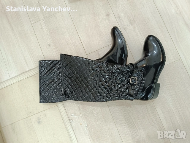 Зимни ботуши,гумени не пропускат вода , снимка 2 - Дамски ботуши - 53579314