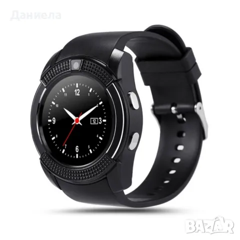 Смарт часовник Smart watch V8 с bluetooth, камера и SIM карта SMW46, снимка 4 - Мъжки - 48448516