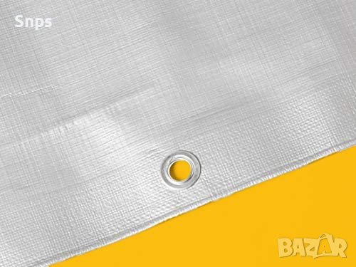 Брезент водоустойчиво покривало, сребристо/черно, 1,8 х 2,5 м,, снимка 4 - Други стоки за дома - 39157621