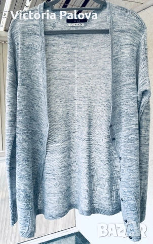 Луксозна жилетка OUI от ленен бленд, снимка 2 - Жилетки - 53169722