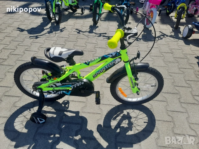 PASSATI Велосипед 16" SPARTAN жълт, снимка 11 - Велосипеди - 53759384