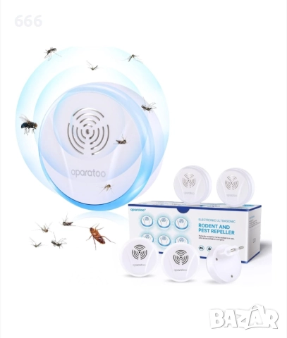 Ултразвуков уред за борба с вредители, опаковка от 6 части, снимка 7 - Друга електроника - 52906395
