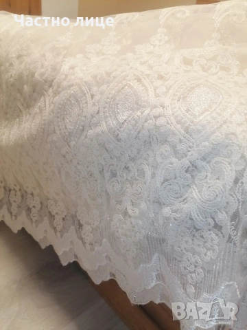 3/2,5 м. Ново перде екрю цвят, снимка 3 - Пердета и завеси - 53215695