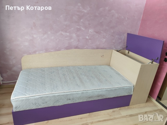 Легло за матрак 90/190 + ракла, снимка 3 - Спални и легла - 51870630