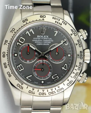 Rolex Cosmograph Daytona 40mm White Gold "Racing Dial" Automatic Различни Варианти, снимка 5 - Мъжки - 48183419