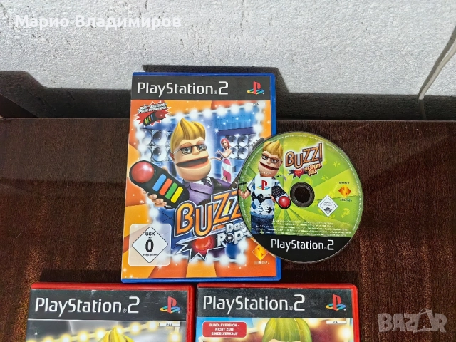 Playstation 2 slim + игри и buzz, снимка 10 - PlayStation конзоли - 51665668