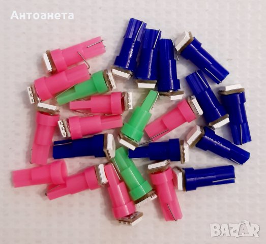 Т5 1хLED Крушки за авто табло, 12V, снимка 3 - Аксесоари и консумативи - 33853528