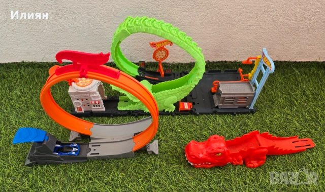 Hot wheels 3 изтрелвачки + кола