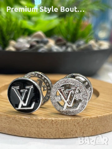 обеци от висококачествена стомана  Louis Vuitton celine ysl saint laurent fendi , снимка 7 - Обеци - 53744762