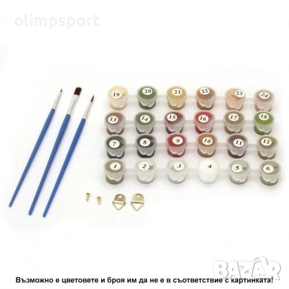 Комплект за рисуване по номера. 27017123, снимка 3 - Рисуване и оцветяване - 51847030