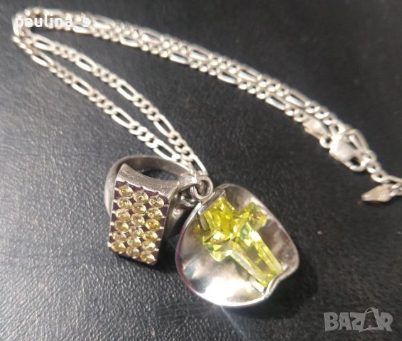 ВИНТИДЖ / Марков комплект от масивни сребърни бижута / проба 925 , снимка 5 - Бижутерийни комплекти - 40448911