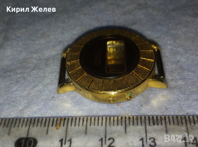 TINKO Марков ПОЗЛАТЕН ЕЛЕГАНТЕН ДАМСКИ КВАРЦОВ ЕЛЕКТРОНЕН ЧАСОВНИК 30885, снимка 2 - Дамски - 42128652