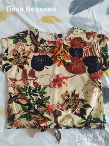 Нова пъстра блуза, снимка 3 - Тениски - 41651782