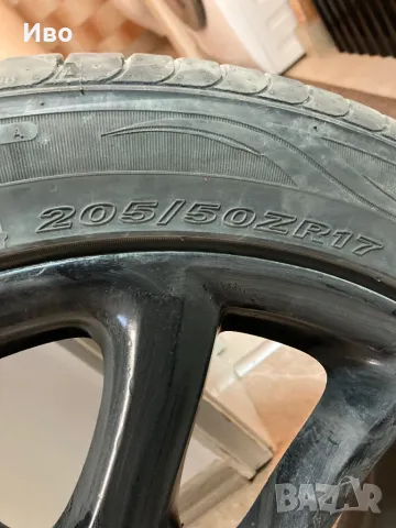 Комплект джанти с гуми 17 Mazda, снимка 4 - Гуми и джанти - 49143943