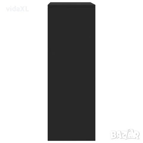 vidaXL Бюфет с 6 чекмеджета, черен, 50x34x96 см, инженерно дърво, снимка 5 - Бюфети - 56147767