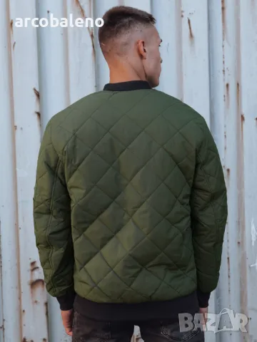 Мъжко ватирано бомбър яке, 3цвята , снимка 8 - Якета - 49092745