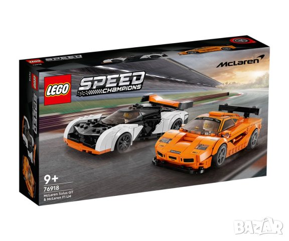LEGO® Speed Champions 76918 - McLaren Solus GT и McLaren F1 LM, снимка 1