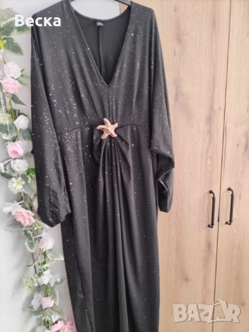 Бляскава рокля 3хл, снимка 2 - Рокли - 52816217