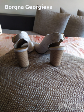 Дамски Сандали на Ток, снимка 4 - Сандали - 36245772