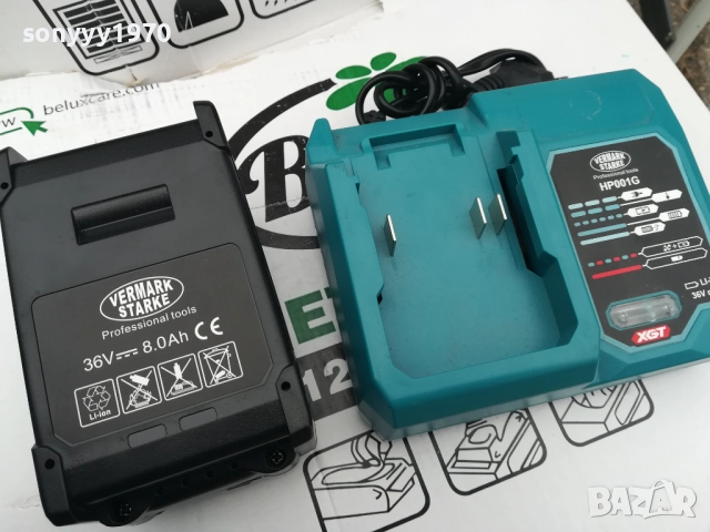 БАТЕРИЯ И ЗАРЯДНО ЗА ЪГЛОШЛАЙФ//ФЛЕКС 2010250648, снимка 2 - Винтоверти - 52113073