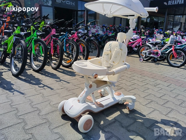 BYOX Детска тротинетка Cornet 6в1 бял, снимка 12 - Скутери и тротинетки - 53564029