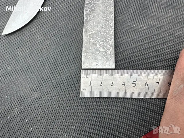 Продавам дамаскова шина с влошка vg10 , снимка 4 - Ножове - 49942759