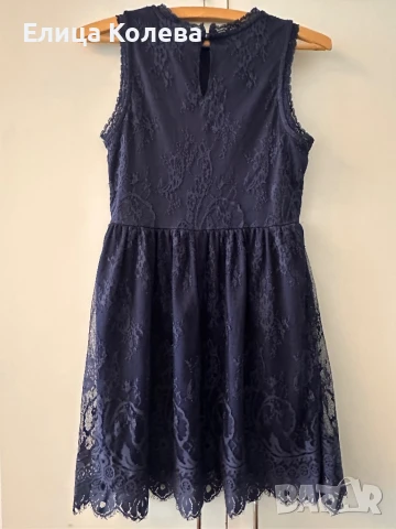 Дантелена детска рокля 152-158 см, снимка 2 - Детски рокли и поли - 51427318