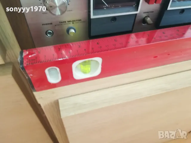 Нивелир с магнит и три броя либели. Размери: 60х5.8х2.5 см 1612241521, снимка 2 - Измервателни инструменти - 48367164