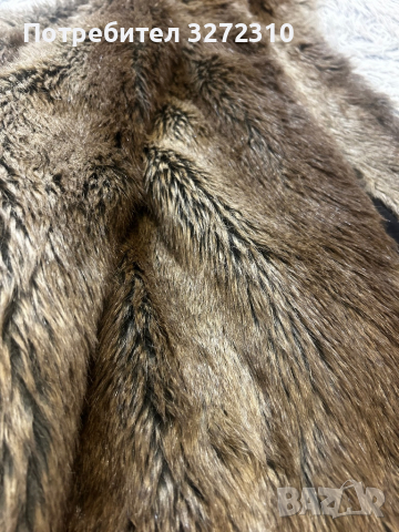 Zara палто изкуствен косъм, снимка 5 - Палта, манта - 44518592