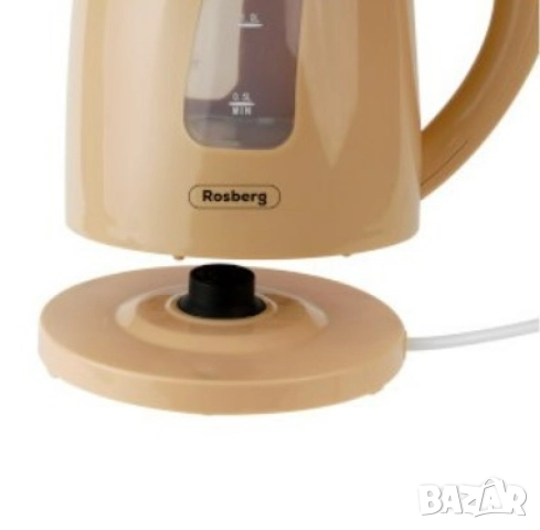 Електрическа кана Rosberg, 2200W, 1.7л., 2 ГОДИНИ ГАРАНЦИЯ, снимка 10 - Друга електроника - 52099051