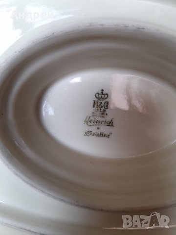 Стара порцеланова сосиера #4, снимка 9 - Антикварни и старинни предмети - 40451234