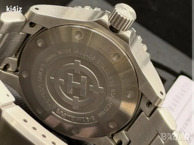БАРТЕР! Оригинален Helm Comodo 300m Automatic Diver, снимка 8 - Мъжки - 56294647