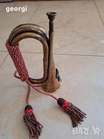 английска военна медна тръба, снимка 11 - Антикварни и старинни предмети - 51088679