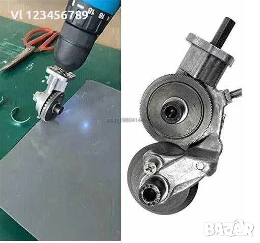 Приставка за рязане на метал/ламарина за винтоверт и бормашина, снимка 6 - Винтоверти - 50566603