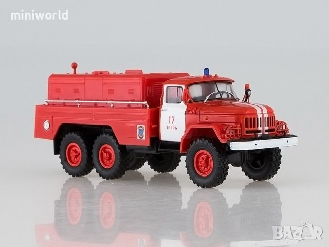 ЗИЛ 131 ПНС-110 Пожарна - мащаб 1:43 на Наши Грузовики моделът е нов в кутия, снимка 2 - Колекции - 41954054