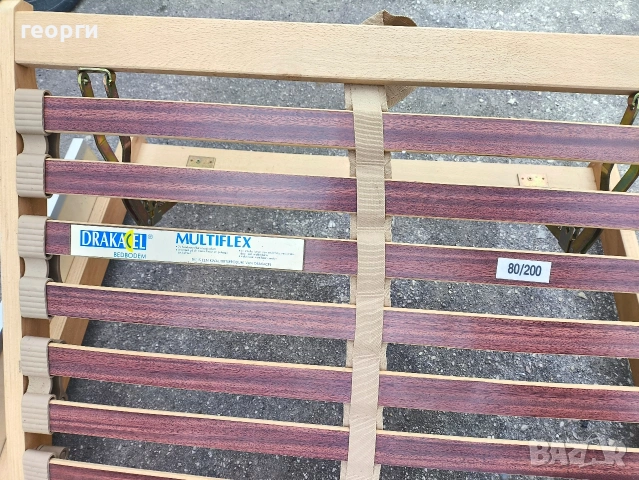 Подматрачна рамка Drakacel Multiflex (80/200 см) – Регулируема, снимка 4 - Матраци - 53607804