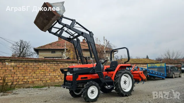 Японски трактор Kubota GL23 с челен товарач, 23 кс, 4x4, АграБГ Джолев, снимка 1 - Селскостопанска техника - 48318121