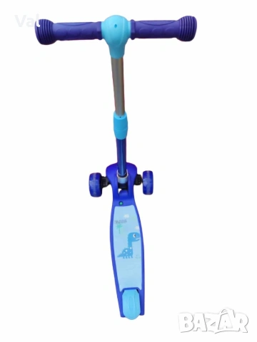 Детска, сгъваема тротинетка с LED светлини и мелодий. Размер:60х82см., снимка 6 - Скутери и тротинетки - 53665293