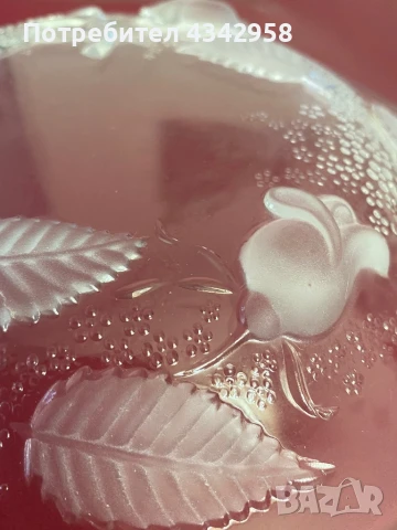 WMF. Vintage. Чиния с рози., снимка 4 - Антикварни и старинни предмети - 51319854