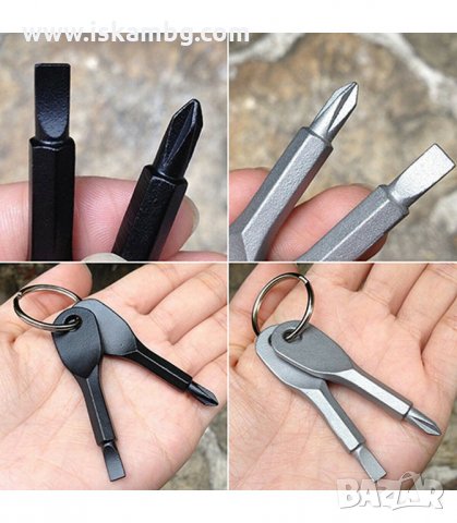 ПРАКТИЧЕН КЛЮЧОДЪРЖАТЕЛ С ДВЕ ОТВЕРТКИ С ФОРМА НА КЛЮЧ - код 2976, снимка 5 - Отвертки - 33904717
